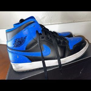 Jordan black & royal